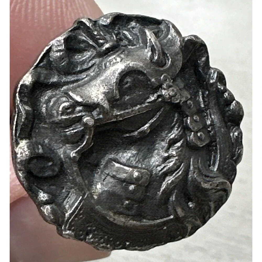 Vintage Mid Modern Century Cufflinks Medieval Horse